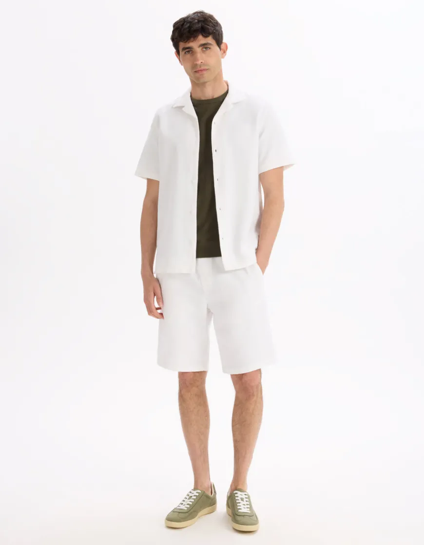 Celio Bermuda 100% coton - beige^Homme Shorts Et Bermudas|Shorts Et Bermudas