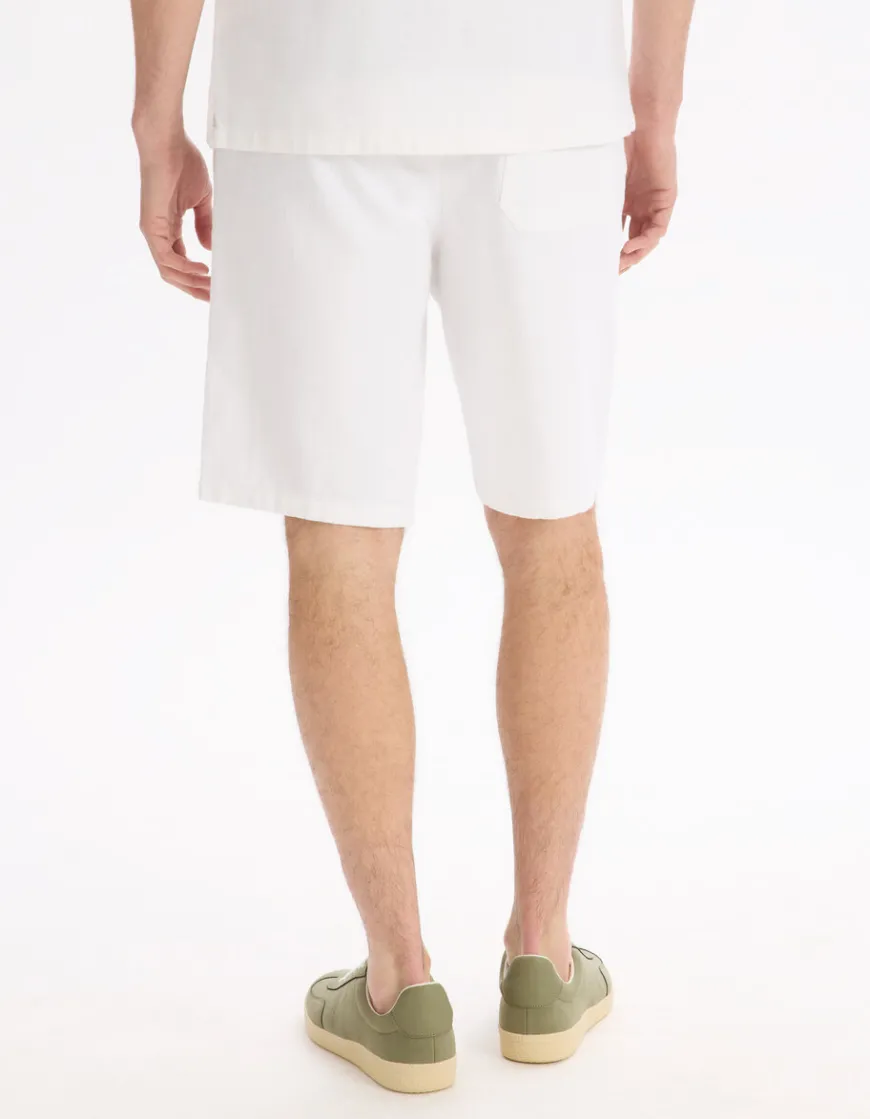Celio Bermuda 100% coton - beige^Homme Shorts Et Bermudas|Shorts Et Bermudas