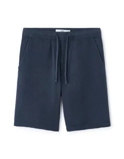 Celio Bermuda 100% gaze de coton - marine^Homme Shorts Et Bermudas|Shorts Et Bermudas