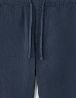 Celio Bermuda 100% gaze de coton - marine^Homme Shorts Et Bermudas|Shorts Et Bermudas