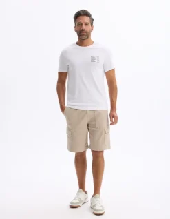 Celio Bermuda cargo en coton stretch -^Homme Shorts Et Bermudas|Shorts Et Bermudas