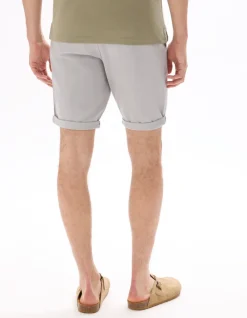 Celio Bermuda chino en coton stretch - gris clair^Homme Shorts Et Bermudas|Shorts Et Bermudas