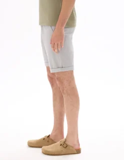 Celio Bermuda chino en coton stretch - gris clair^Homme Shorts Et Bermudas|Shorts Et Bermudas