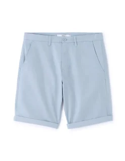 Celio Bermuda chino en coton stretch - bleu clair^Homme Shorts Et Bermudas|Shorts Et Bermudas