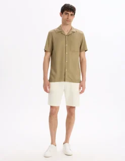 Celio Bermuda coton mélangé - beige^Homme Shorts Et Bermudas|Shorts Et Bermudas