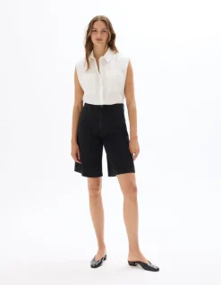 Celio Bermuda en denim - noir^Femme Jupes & Shorts