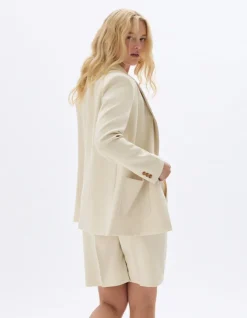 Celio Blazer à poches plaquées - beige^Femme Les Tailleurs|Vestes & Blazers
