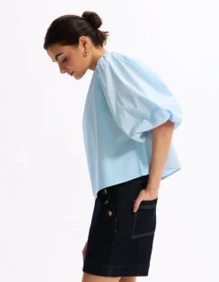 Celio Blouse - bleu clair^Femme Chemises & Blouses