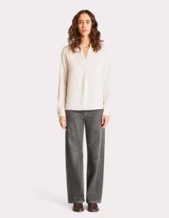 Celio Blouse en satin lourd - beige^Femme Les Essentiels Aux Meilleurs Prix|Chemises & Blouses