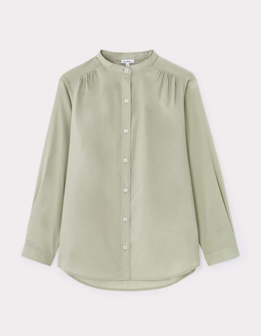 Celio blouse voile de coton - vert^Femme Chemises & Blouses