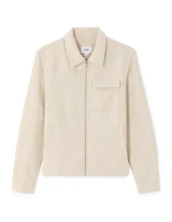 Celio Blouson col chemise en lin et coton -^Homme Blousons|Vestes