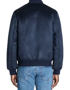 Celio Bomber col bomber - marine^Homme Manteaux|Blousons