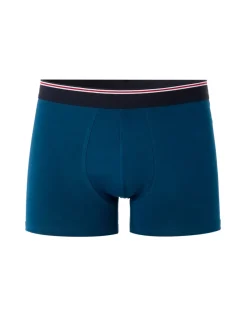 Celio Boxer coton stretch ceinture contrastée - pétrole^Homme Boxers