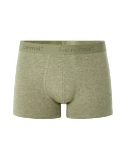 Celio Boxer en coton stretch uni - vert^Homme Boxers