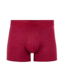 Celio Boxer en coton stretch uni - bordeaux^Homme Boxers