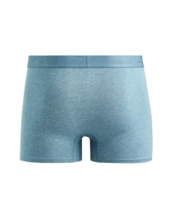 Celio Boxer en coton stretch uni - bleu^Homme Boxers