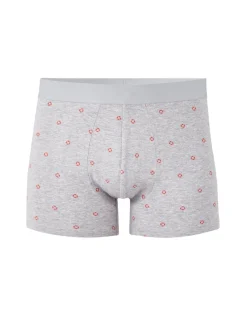Celio Boxer imprimé - gris chiné^Homme Boxers