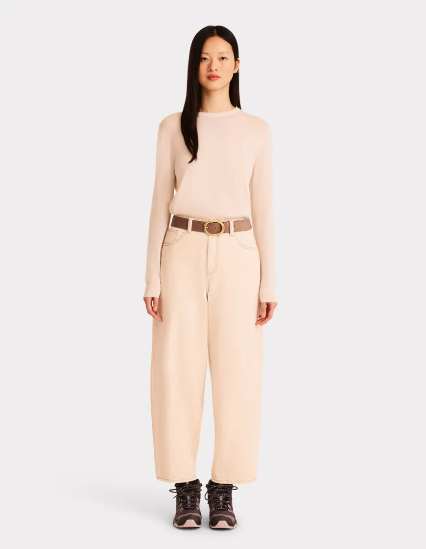 Celio Ceinture en cuir colorée - gris^Femme Ceintures