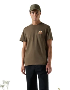 Celio Chamonix-Mont-Blanc - T-shirt kaki^Homme T-Shirts|Collabs