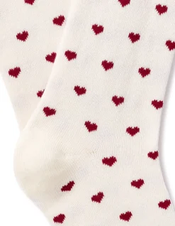 Celio Chaussettes courtes avec coeur - écru^Femme Chaussettes