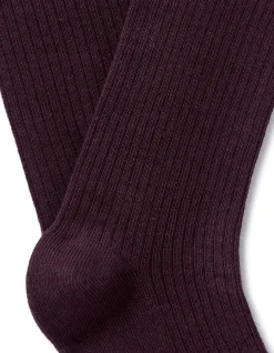 Celio Chaussettes courtes côtelées - marron^Femme Chaussettes