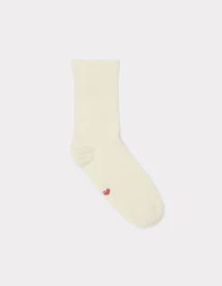 Celio Chaussettes courtes en coton - écru^Femme Chaussettes