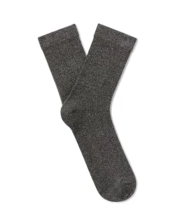 Celio Chaussettes courtes en lurex - grises^Femme Chaussettes