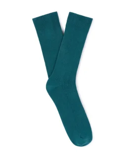 Celio Chaussettes hautes sport en coton stretch - bleu^Homme Chaussettes
