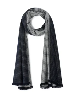 Celio Chèche rayé - marine^Homme Echarpes