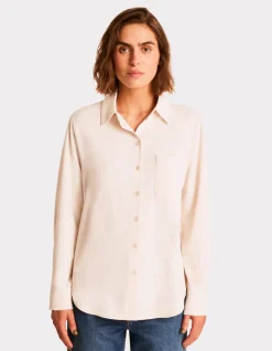 Celio Chemise en satin - beige^Femme Chemises & Blouses