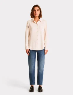 Celio Chemise en satin - beige^Femme Chemises & Blouses