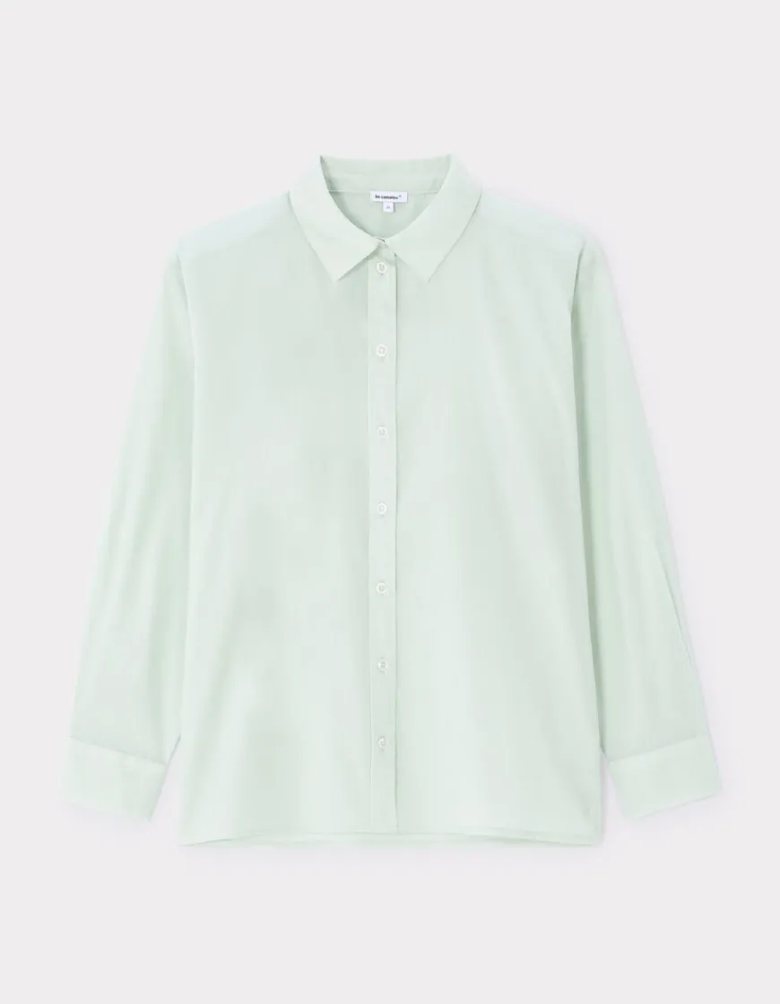 Celio Chemise en voile de coton - vert^Femme Chemises & Blouses