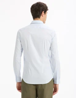 Celio Chemise extra slim coton stretch -^Homme Chemises|Chemises Habillées