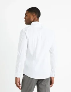 Celio Chemise extra slim coton stretch -^Homme Chemises|Chemises Habillées