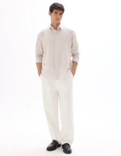 Celio Chemise loose à fines rayures 100% coton -^Homme Chemises