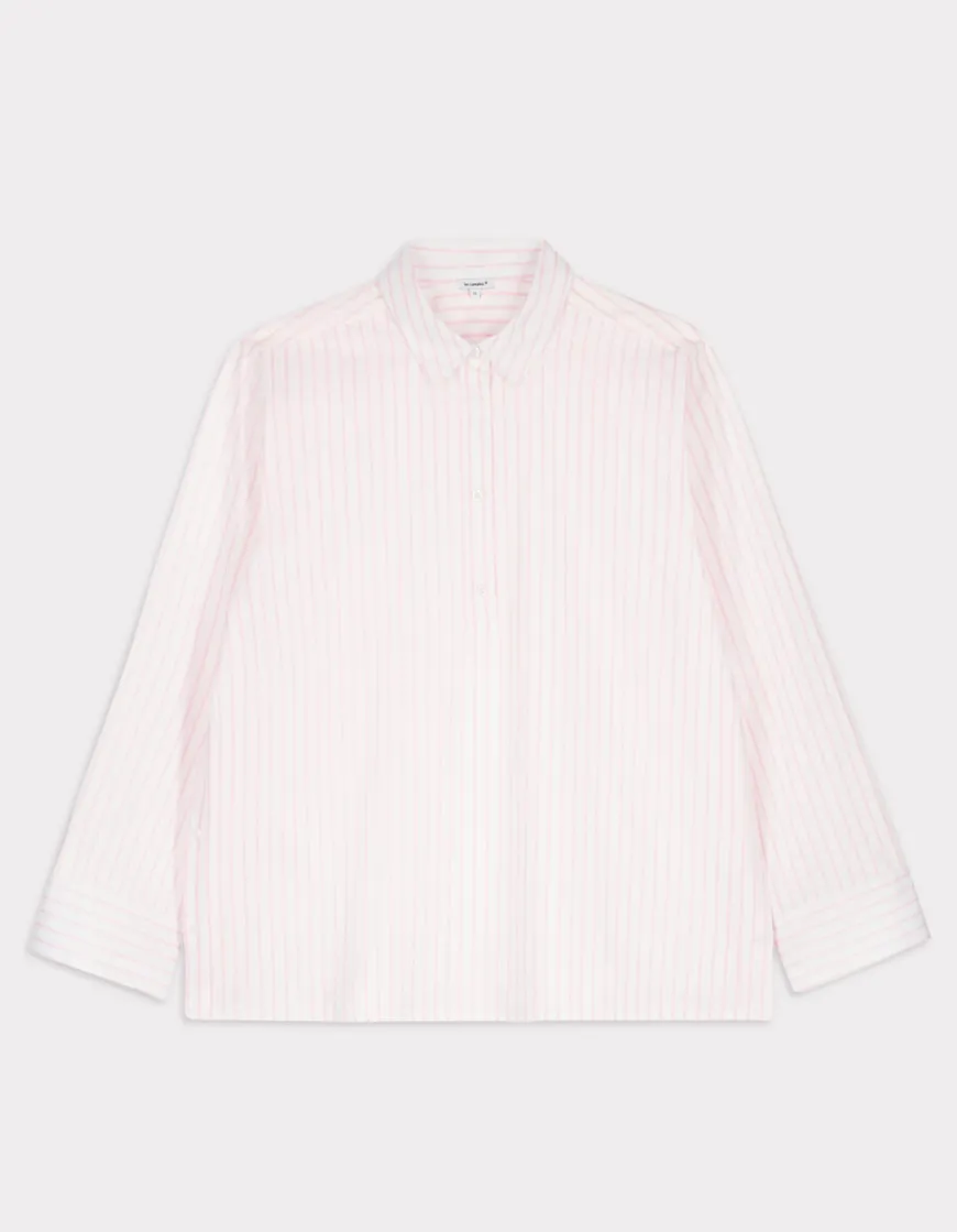 Celio Chemise rayée avec ouverture coté - rose^Femme Chemises & Blouses