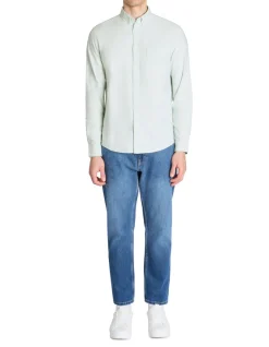 Celio Chemise regular 100% coton oxford - menthe^Homme Chemises
