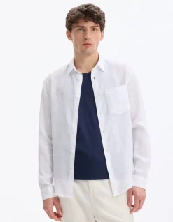 Celio Chemise regular 100% lin -^Homme Chemises|Sélection Lin