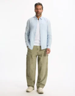 Celio Chemise regular 100% lin -^Homme Chemises|Sélection Lin