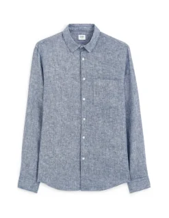 Celio Chemise regular 100% lin -^Homme Chemises|Sélection Lin