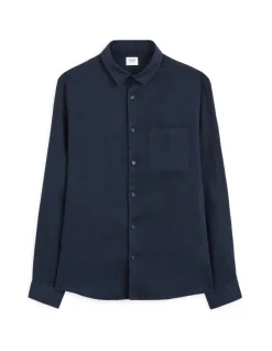 Celio Chemise regular 100% lin - marine^Homme Chemises|Sélection Lin
