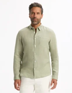 Celio Chemise regular 100% lin -^Homme Chemises|Sélection Lin
