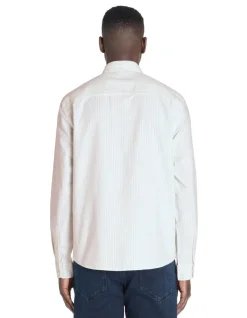 Celio Chemise regular à rayures 100% coton - vert^Homme Chemises