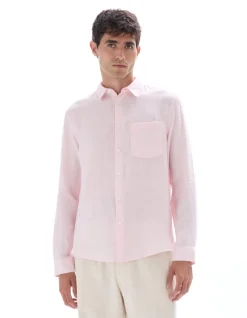 Celio Chemise regular casual 100% lin -^Homme Chemises|Sélection Lin
