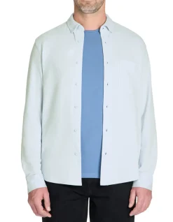 Celio Chemise regular coton piqué stretch -^Homme Chemises