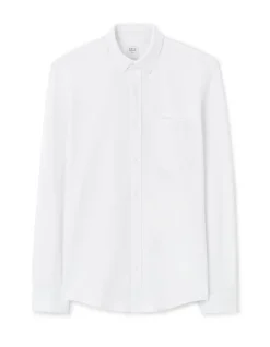 Celio Chemise regular coton piqué stretch -^Homme Chemises|Chemises Blanches