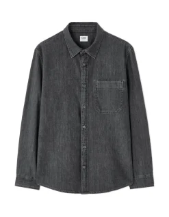 Celio Chemise regular en jean 100% coton - gris^Homme Chemises