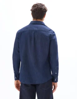 Celio Chemise regular en jean 100% coton - marine^Homme Chemises