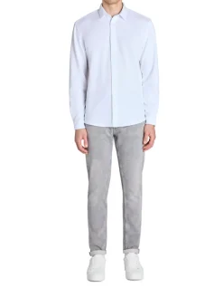 Celio Chemise regular en jersey -^Homme Chemises|Chemises Blanches