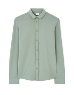 Celio Chemise regular en jersey - kaki^Homme Chemises